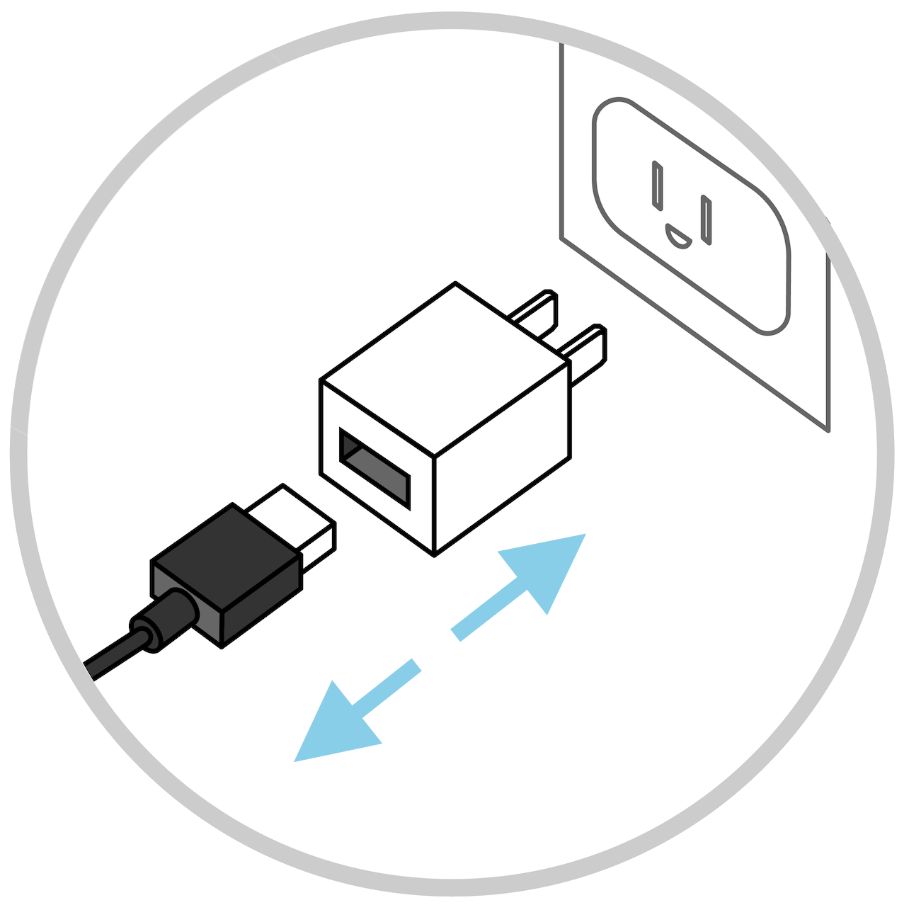 image of usb cable being unplugged